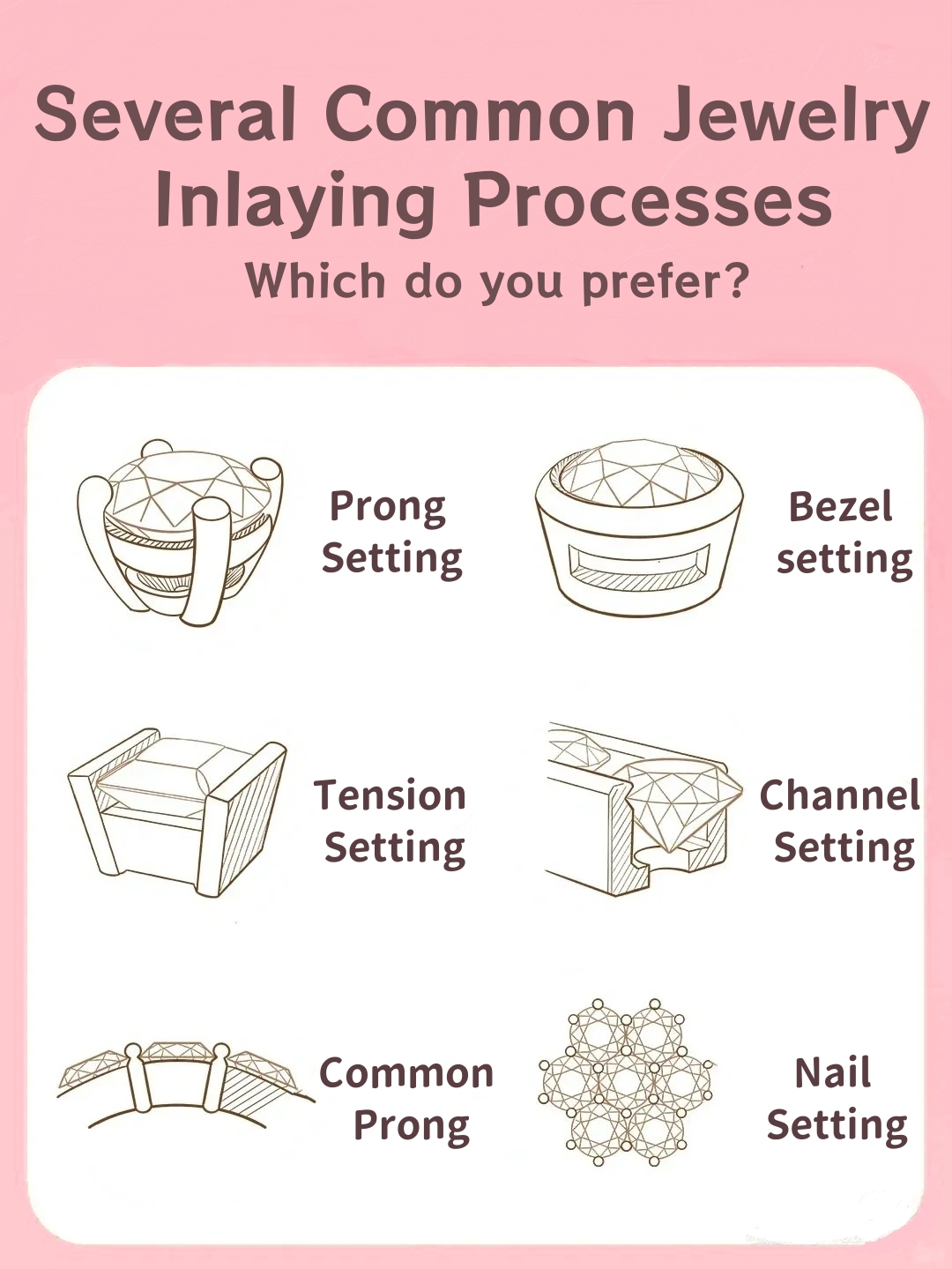 Jewelry Inlay Process The Inlay Of The Diamond Ring - jinyi